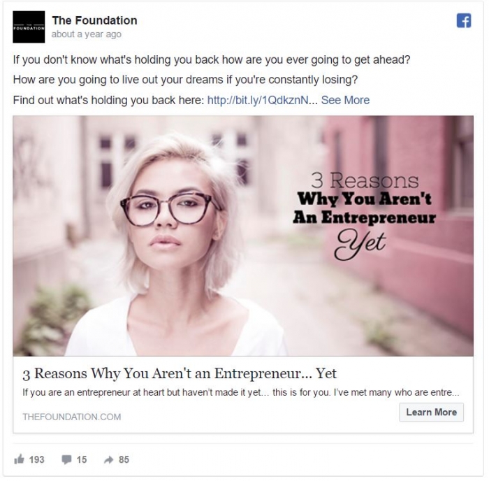 facebook ad campaign 5