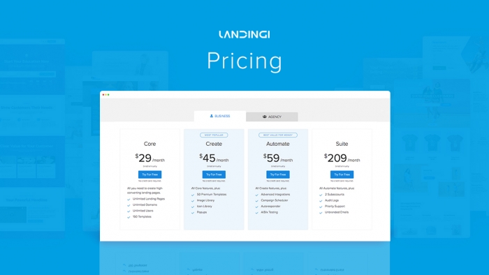 landingi pricing