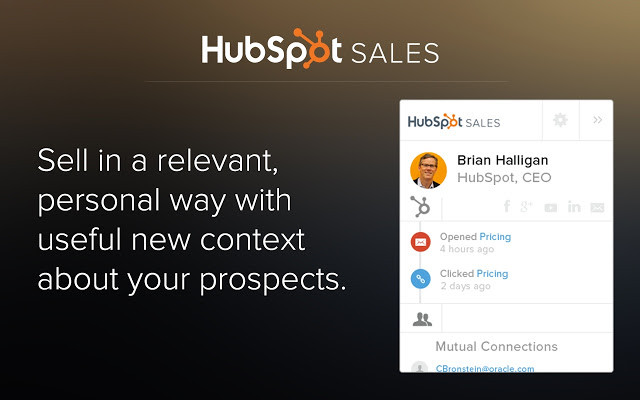 hubspot sales extension